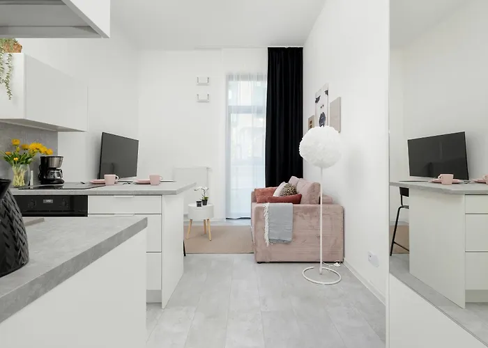 Nowoczesne Typu Z Parkingiem By Renters アパート *