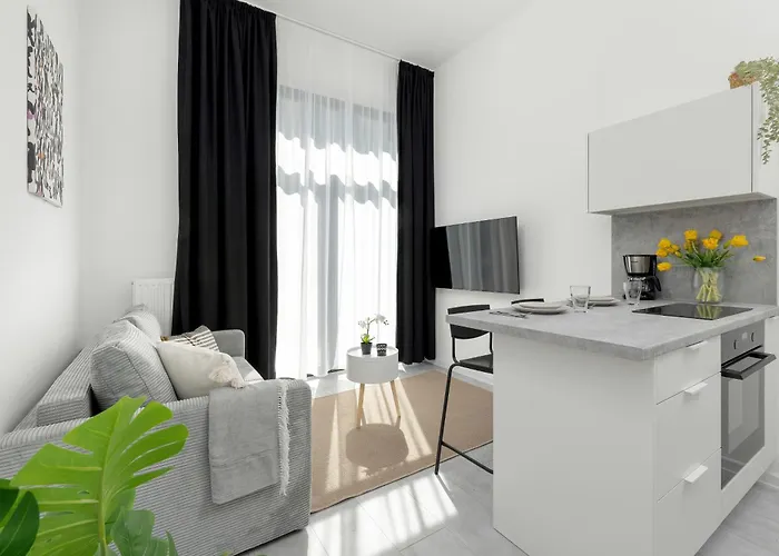 アパート Nowoczesne Typu Z Parkingiem By Renters シュチェチン